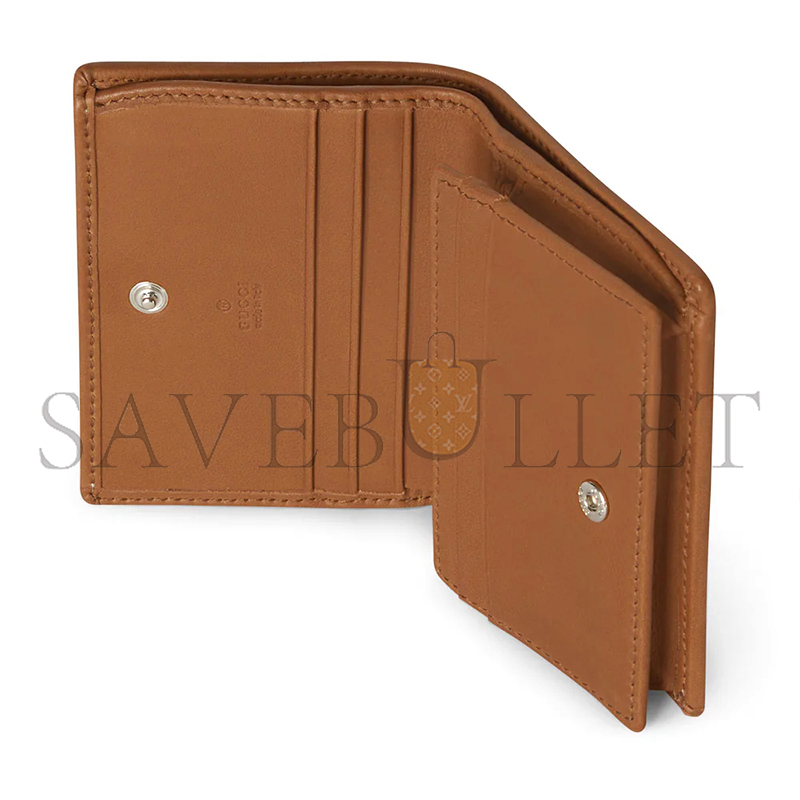 GUCCI GG EMBLEM SMALL WALLET 820692 (11*8.5*3cm)